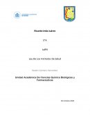 LEY DE LOS INSTITUTOS DE SALUD