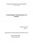 La terminología, la Instrumentación y la medición