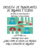 ENCUESTA DE TRANSPLANTES DE ORGANOS Y TEJIDOS