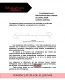 Alquenos. La reacción del alqueno con Br2