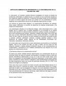 Artículos ambientales de la contaminación del aire