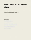 Reseña critica Los productos milagro