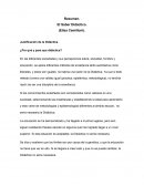 Resumen. El Saber Didáctico