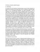 Normas, presiones y pautas de grupo