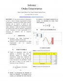 Informe Ondas Estacionarias