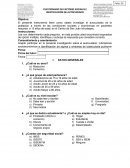 Instrumento autocuidado