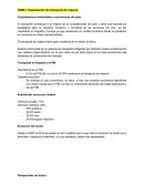 Organización del transporte de viajeros