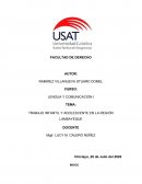 Trabajo infantil y adolescente en la región Lambayeque