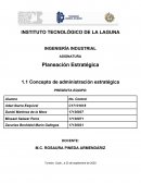 Concepto de Administración Estratégica