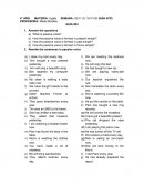 Guía de ejercicios: Voz pasiva en inglés