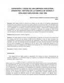EXPANSIÓN Y CRISIS DE UNA EMPRESA INDUSTRIAL ARGENTINA. HISTORIA DE LA FÁBRICA DE VIDRIOS Y OPALINAS HURLINGHAM, 1948-1994