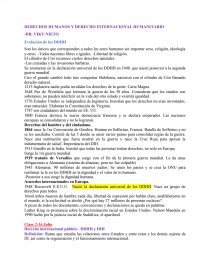 DERECHOS HUMANOS Y DERECHO INTERNACIONAL HUMANITARIO. Página 1