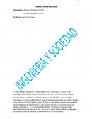 Trabajo Práctico integrador. Ingeneria y sociedad