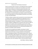 Predicción del Fondo Monetario Internacional