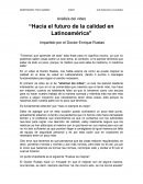 Análisis del video “Hacia el futuro de la calidad en Latinoamérica”