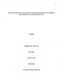 Ensayo de educacion rural