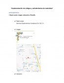 Implementación de códigos y señalamientos de materiales