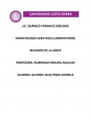 HEMATOLOGÍA SERIE ROJA (LABORATORIO)