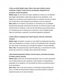 Cómo se sitúan Natalia López y Steve Jobs ante el público cuando comienzan a hablar?