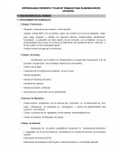 METODOLOGIA Y PLAN DE TRABAJO APRA ELABORAR ESTUDIOS DE CONSULTORIA