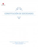 CONSTITUCION DE SOCIEDADES