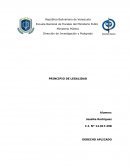 Principio de Legalidad en Venezuela