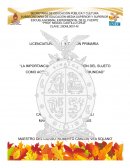 La importancia de la conformación del sujeto como agente político en una comunidad