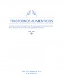 TRASTORNOS ALIMENTICIOS