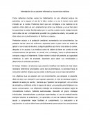 Interrelación de un paciente informado y los servicios médicos