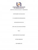 La intervención en el área educativa