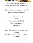 Ensayo: “El amor en tiempos del cólera”