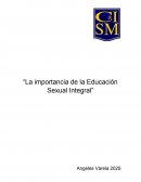“La importancia de la Educación Sexual Integral”