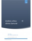 Ensayo critico el ultimo samurai