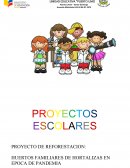 PROYECTOS EDUCATIVOS “Forestación”