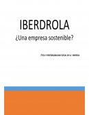 IBERDROLA ¿Una empresa sostenible?