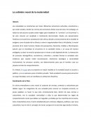 La urdimbre moral de la modernidad