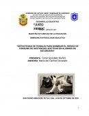 Estrategias de trabajo para disminuir el riesgo de consumo de sustancias adictivas en alumnos