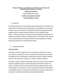 CRISIS ECONÓMICA EN AMÉRICA. Página 1