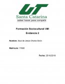 Formación Sociocultural I-MI Evidencia 2