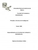 Emprendimiento en la Facultad de Contaduría y Administración