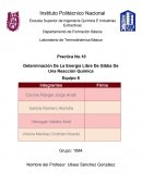 Practica 10 Termodinamica IPN