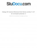 DIALOGO DE AUTORES: DIFERENCIAS ENTRE NORMA JURÍDICA Y LEYES