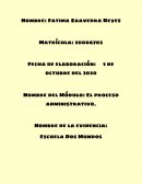 El proceso administrativo