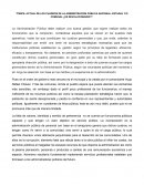 "PERFIL ACTUAL DE LOS CUADROS DE LA ADMINISTRACIÓN PÚBLICA NACIONAL, ESTADAL Y/O COMUNAL ¿ES REVOLUCIONARIO?".