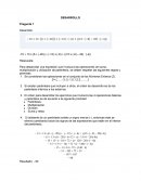 Ejemplo de desarrollo de ejercicios