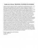 Análisis de la Película ¨MALINTZIN, LA HISTORIA DE UN ENIGMA¨