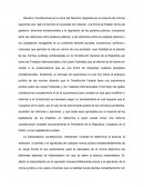 Ensayo Derecho Constitucional