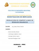 INVESTIGACION DE MERCADOS Empresa productora de Compost