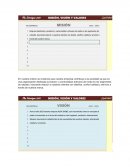 MISIÓN, VISIÓN Y VALORES
