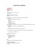 Derecho laboral. Ley de Contrato de Trabajo